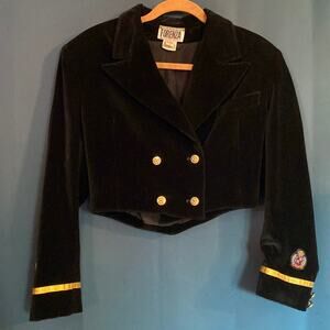 Vintage Forenza Black Cropped Blazer